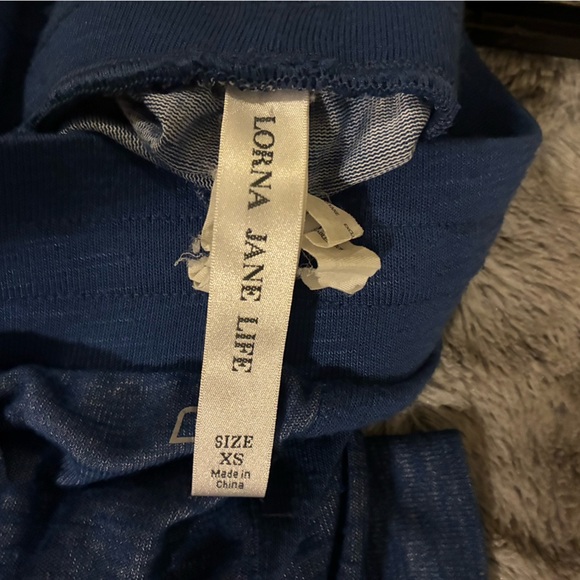 Lorna Jane Life XS Blue Elastic Waist Soft Jogger Track Pants Pockets viscose - Picture 5 of 7